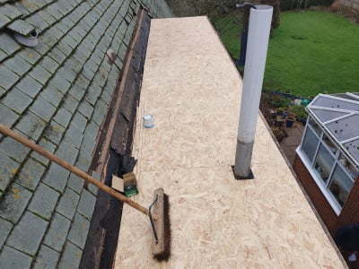 Rubber / Fibreglass Roof in Laois