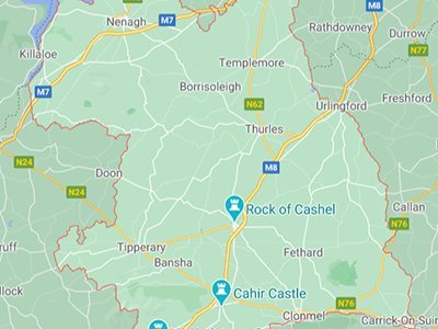 Tipperary On Map Of Ireland Learn About County Tipperary | Our Service Area In Tipperary